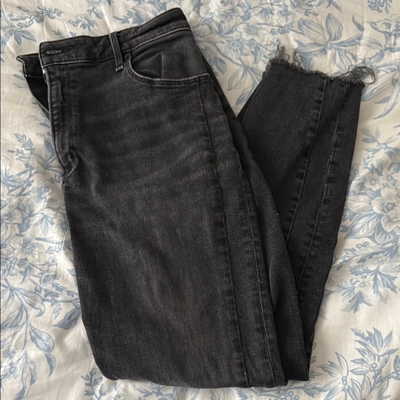 Abercrombie & Fitch Black Ankle Cropped Jeans - Picture 1 of 6